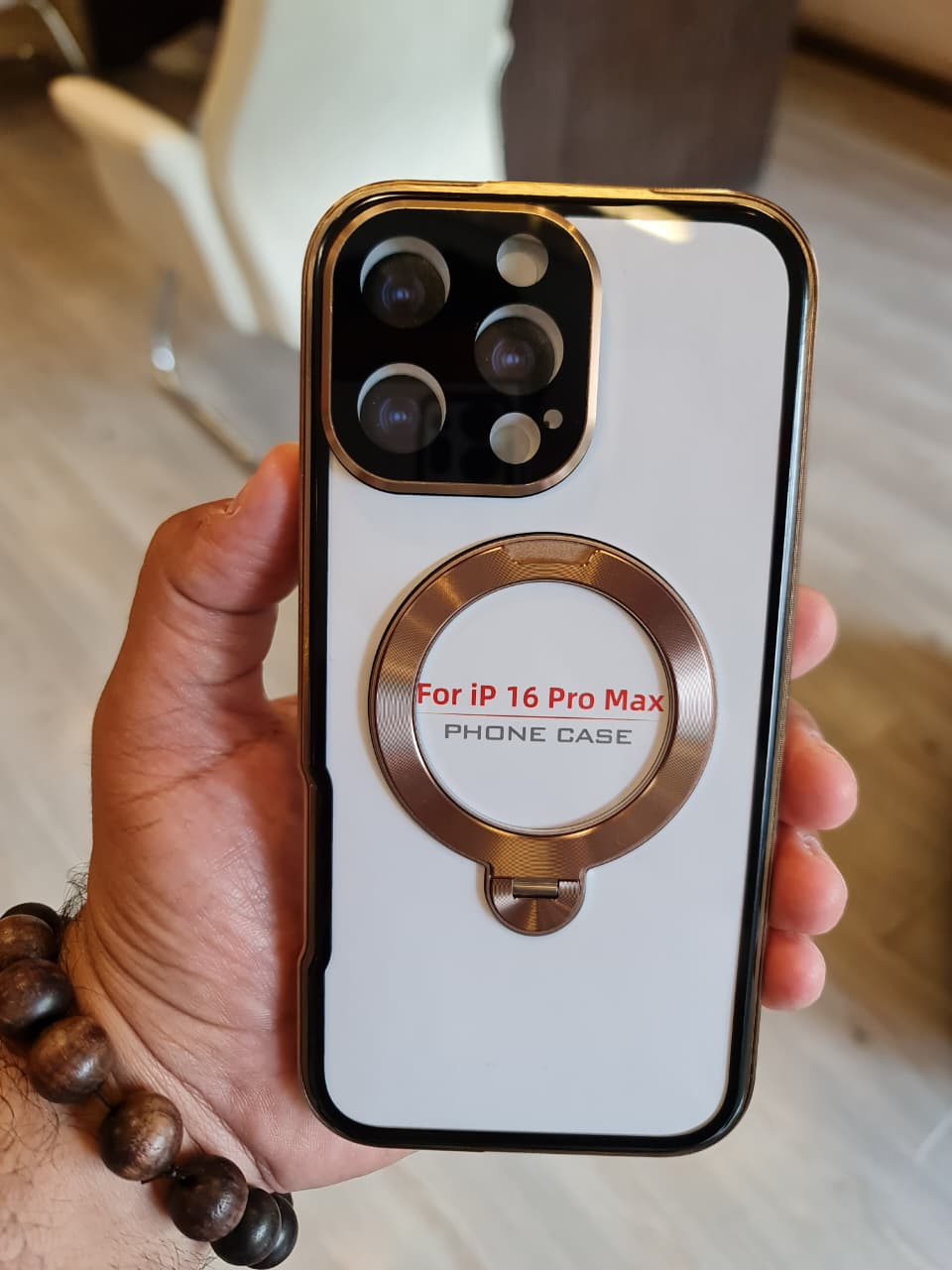 360 magnetic transparent case for iPhone
