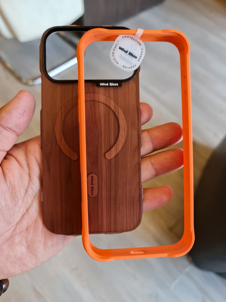 Wind Rises wooden Magnetic Phone Case for IPhone