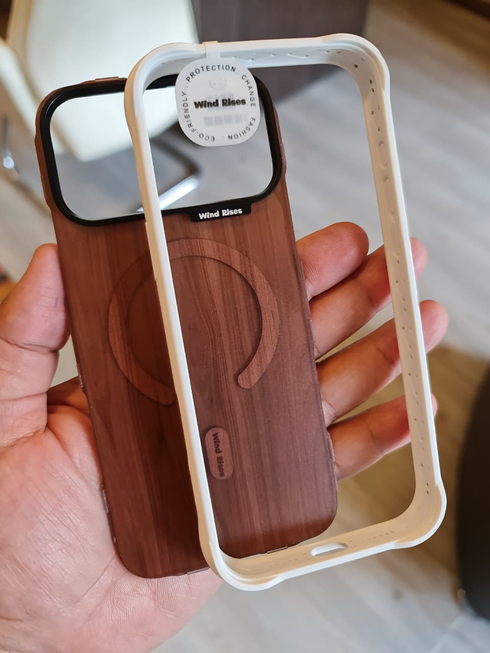 Wind Rises wooden Magnetic Phone Case for IPhone