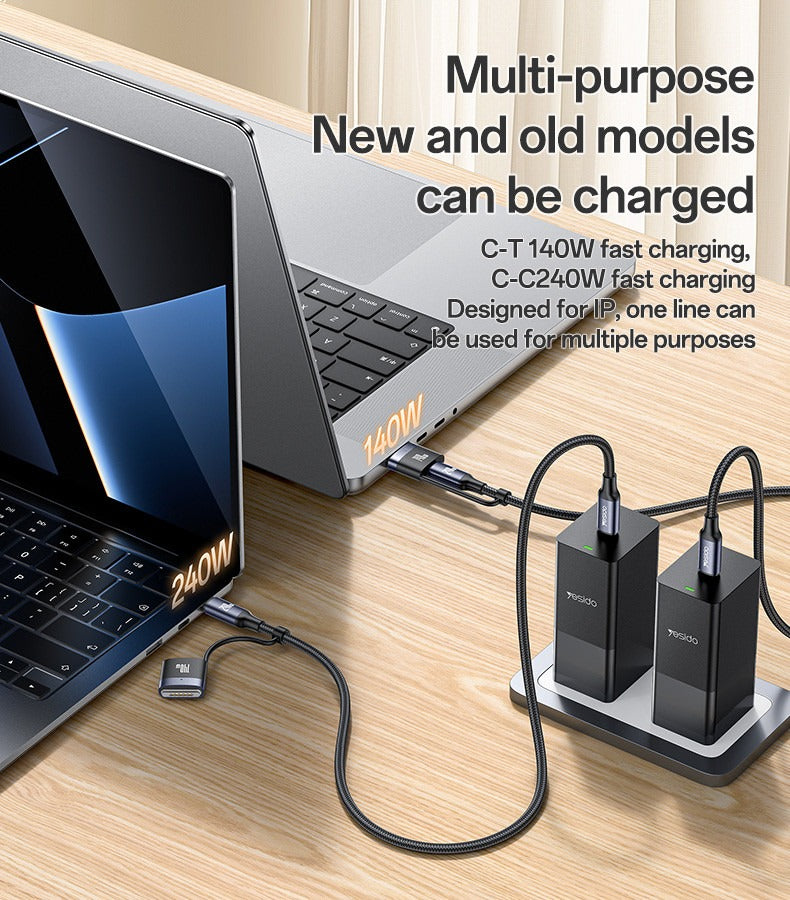 Yesido CA197 2 Meter 240W Fast Charging
