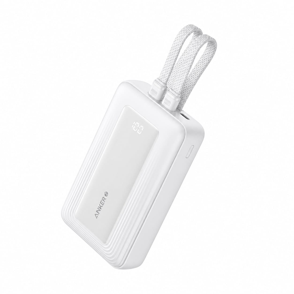 Anker Zolo Power Bank (10000 mAh, Built-In USB-C and Lightning Cable)30W