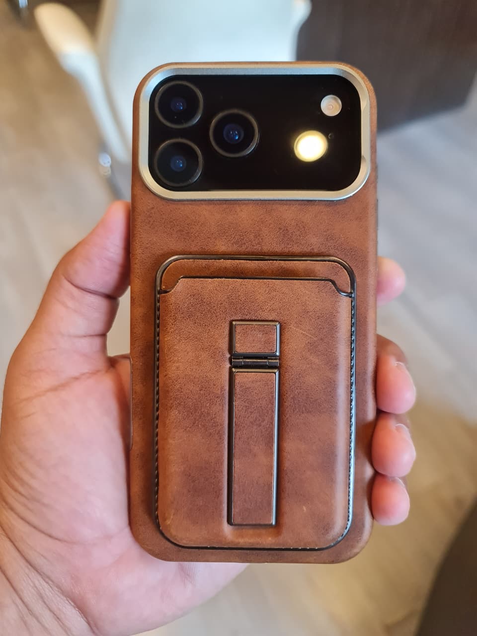 Business PU Leather Phone Case for iPhone