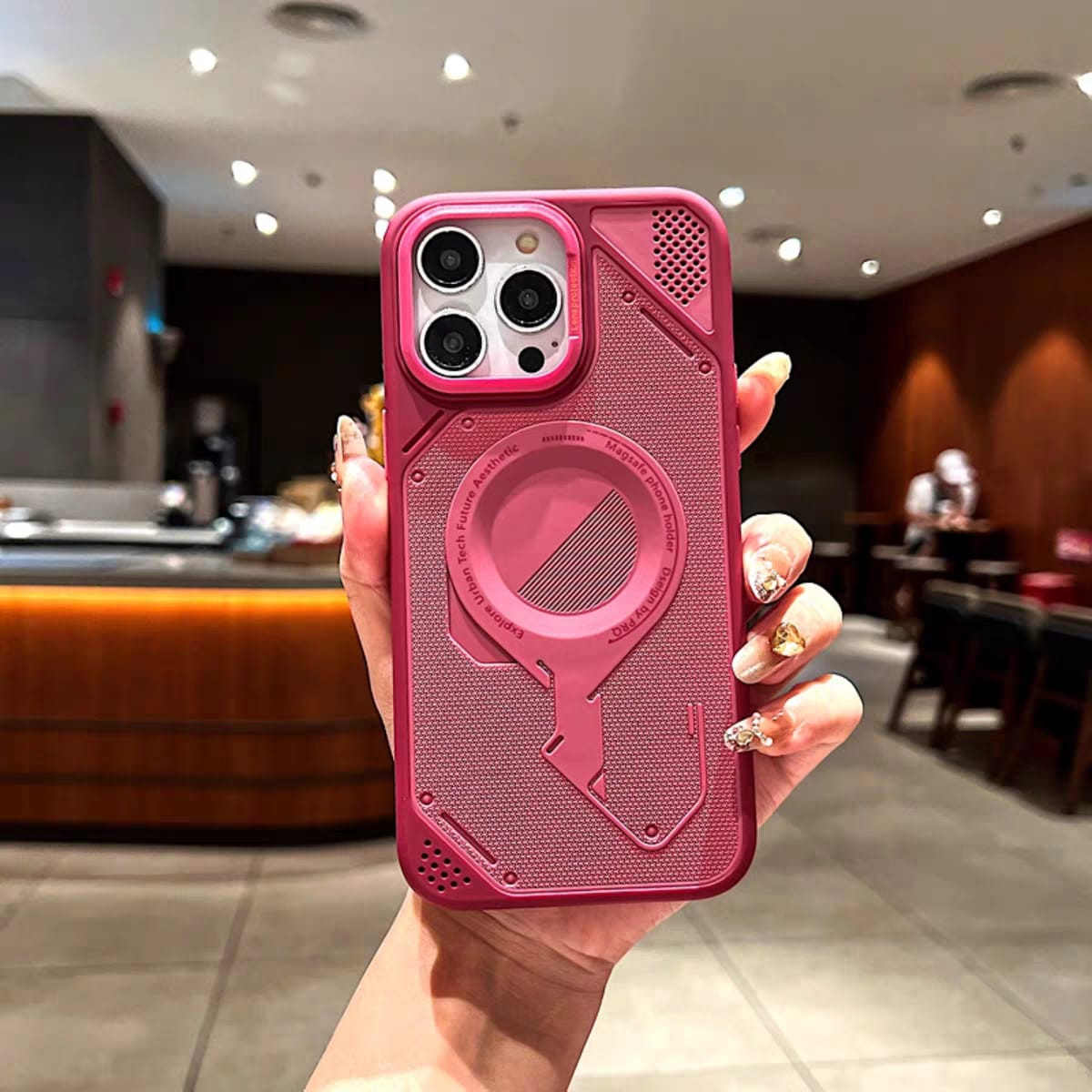 Premium polycarbonate phone case with heat dissipation For Iphone