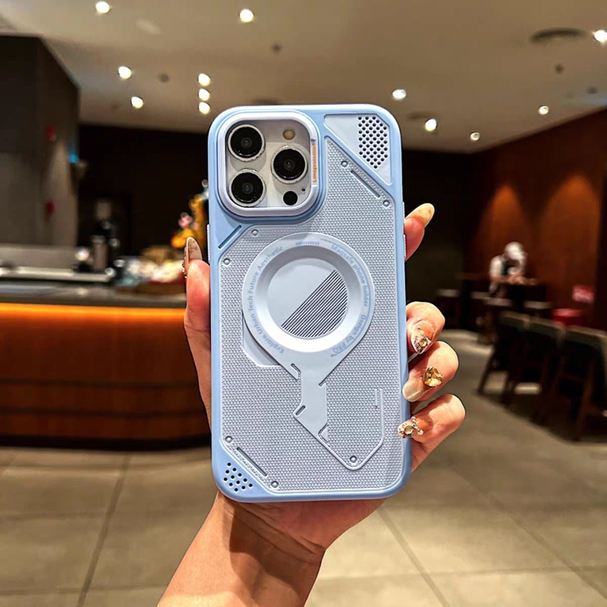 Premium polycarbonate phone case with heat dissipation For Iphone