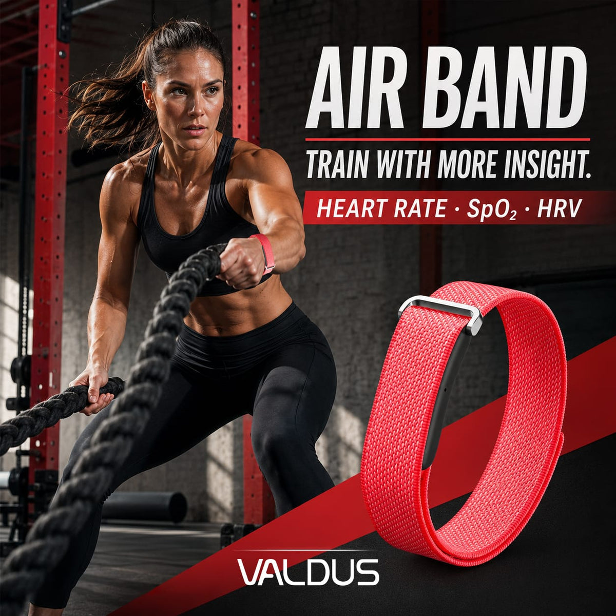 VALDUS Fitness Activity Tracker Air Band