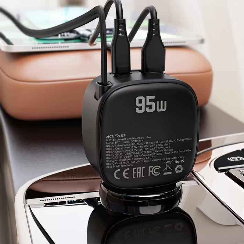 Acefast B17 Fast Charge Car Charger 95W
