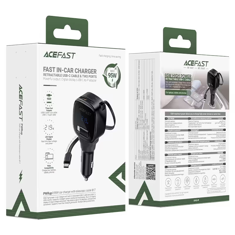Acefast B17 Fast Charge Car Charger 95W