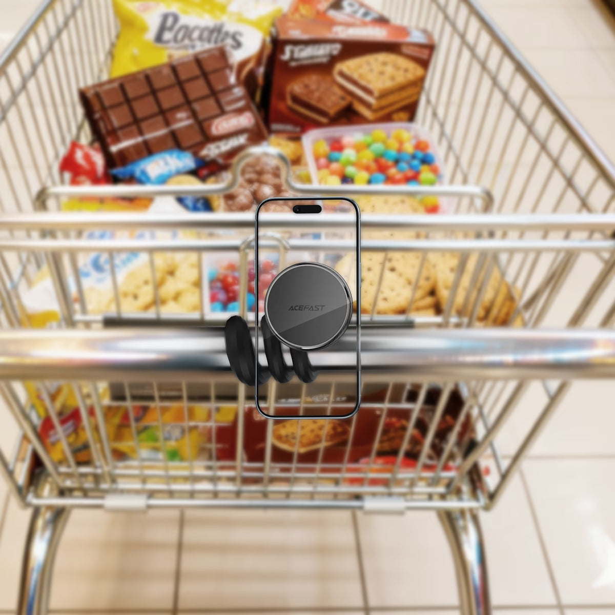 Acefast Flexible Gooseneck Magnetic Phone Holder E36