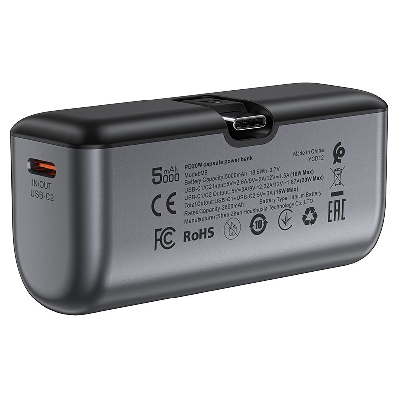 ACEFAST Fast Charge Power Bank M9 PD20W 5000mAh