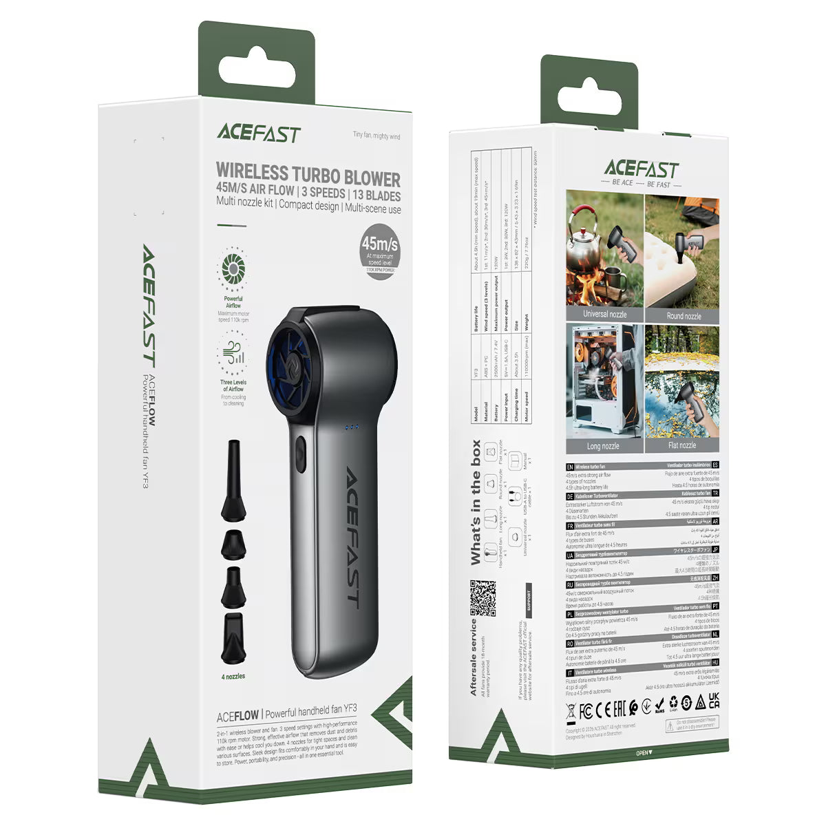 Acefast YF3 Wireless Turbo Blower