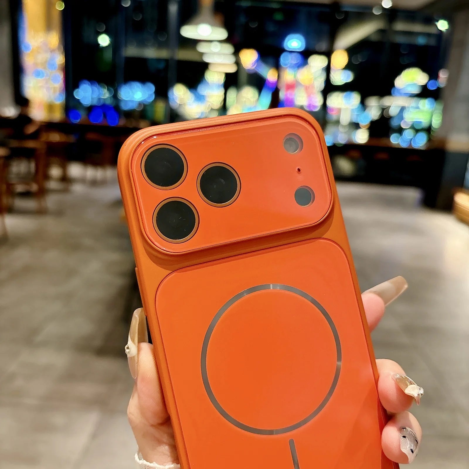 AG Glass Lens MagSafe Matte Case for iPhone