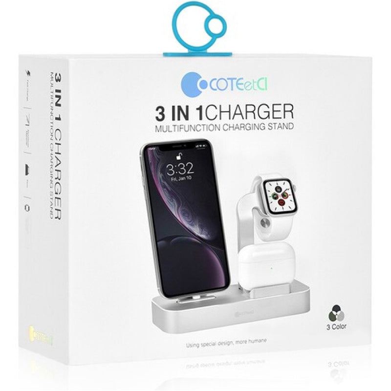 Coteetci 3 in 1 charger multifunction charging stand
