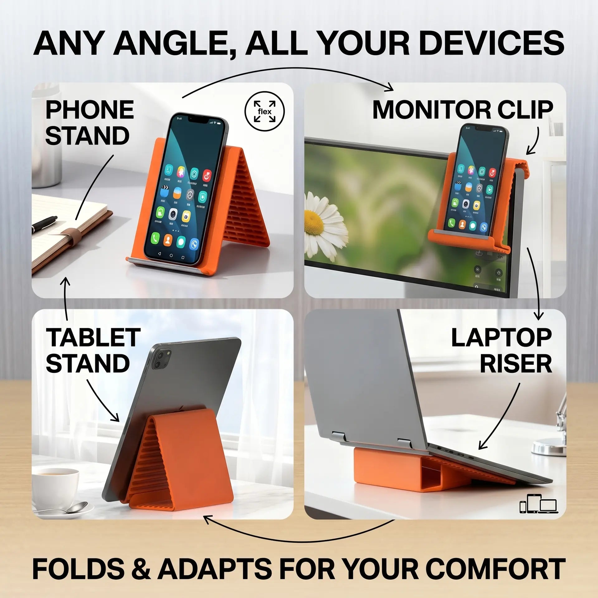 Earldom Flexible Silicone Phone Stand