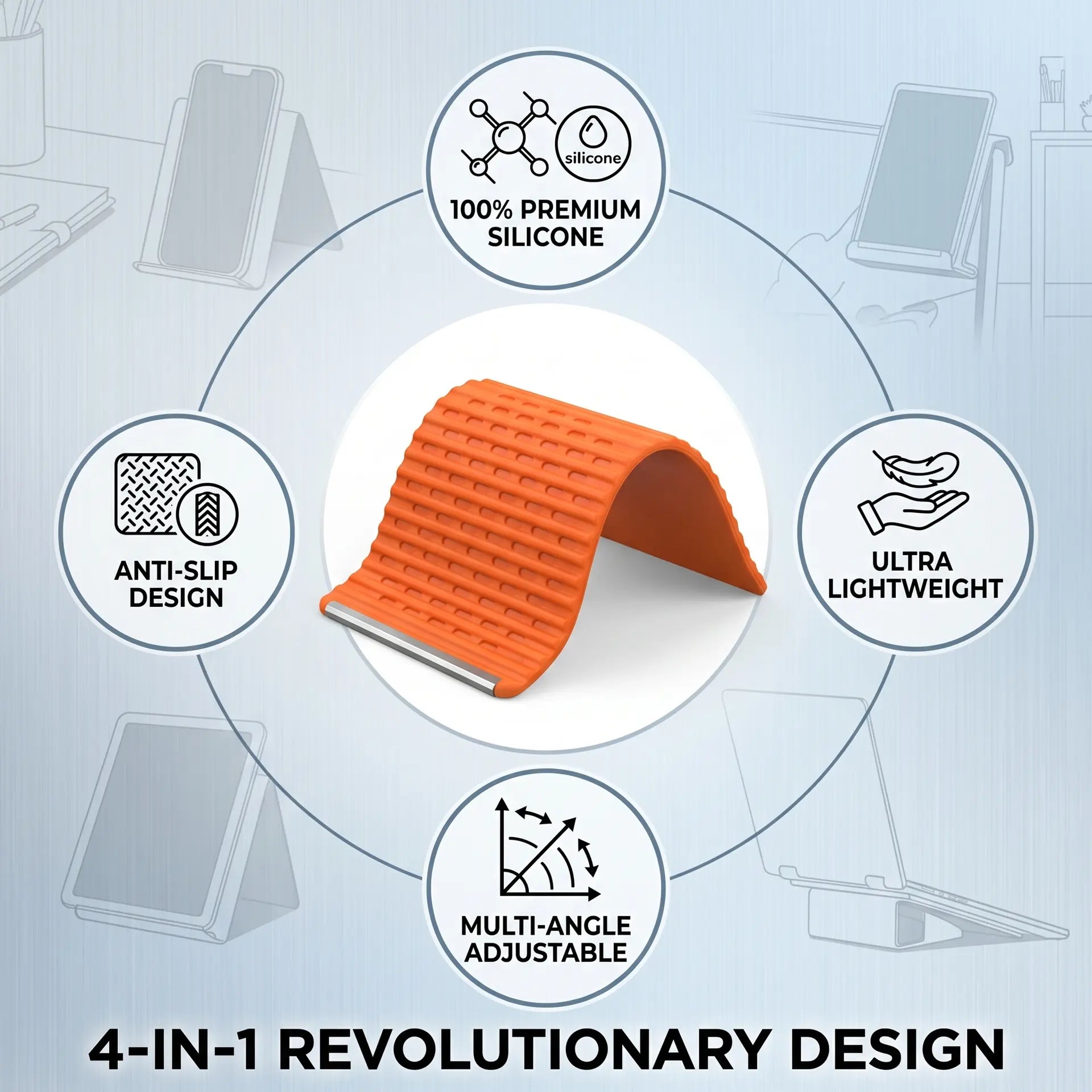Earldom Flexible Silicone Phone Stand