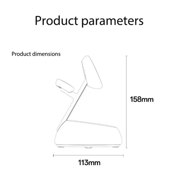 YESIDO DS31 3-in-1 Magnetic Wireless Charging Stand with RGB Light