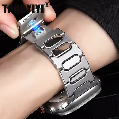 Luxury Magnetic Stainless Steel Metal Band for Men