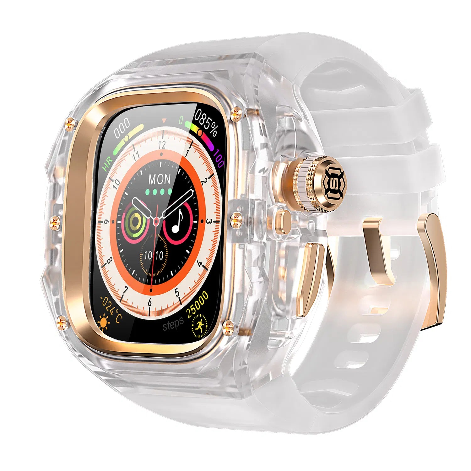 Rugged Case with Band for Apple Watch Ultra 49mm Protective Cover Bumper