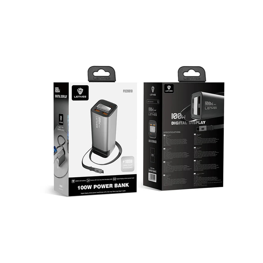 Lenyes PX2001D 100W Fast Charging Powerbank