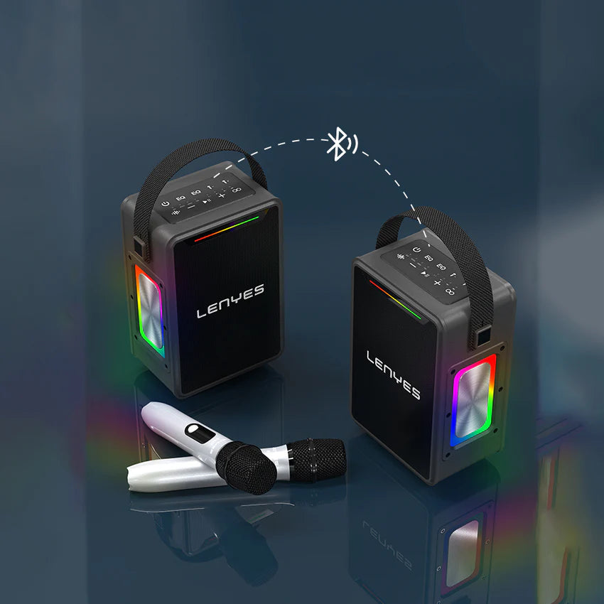 Lenyes S857 RGB Bluetooth Speaker with Microphone