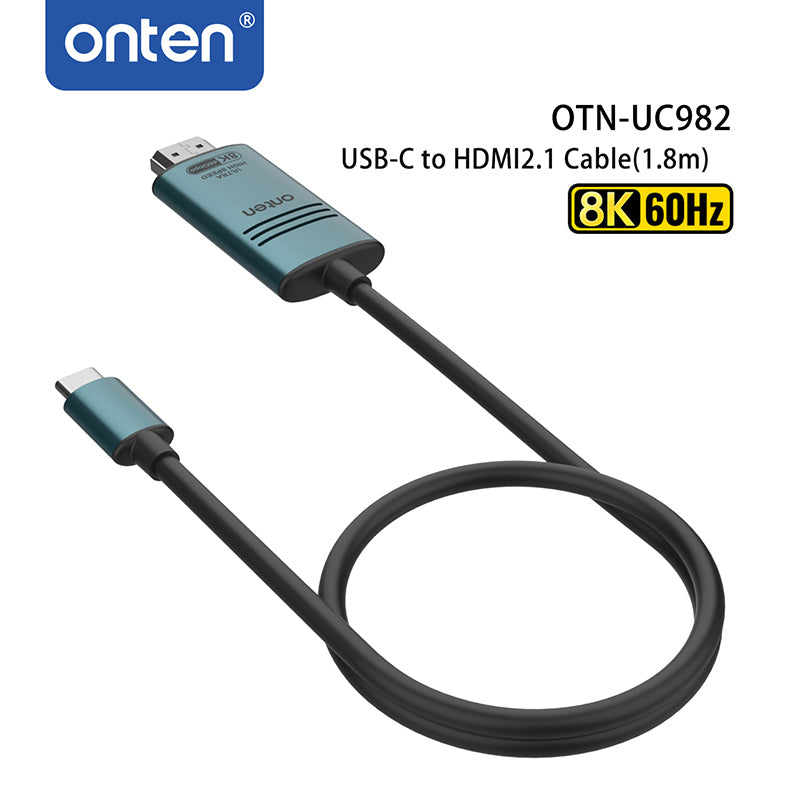onten otn-uc982 USB-C to HDMI2.1 Cable