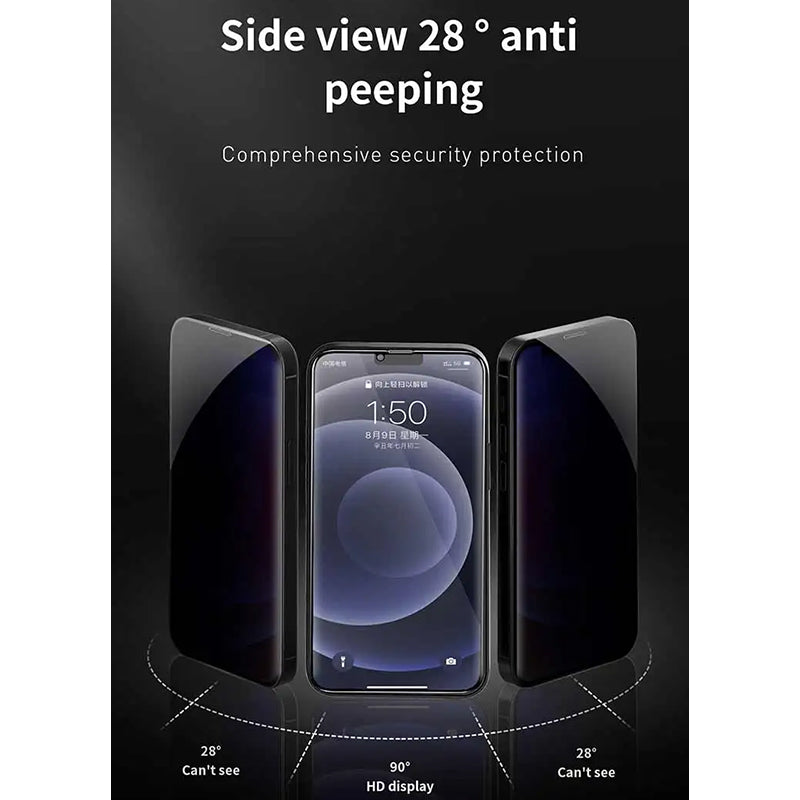 Recci privacy tempered glass screen protector 9h