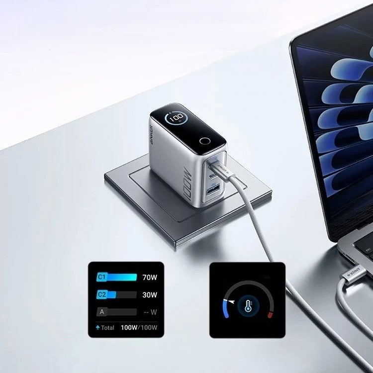 Anker 100W Smart Display Fast Charger Lite