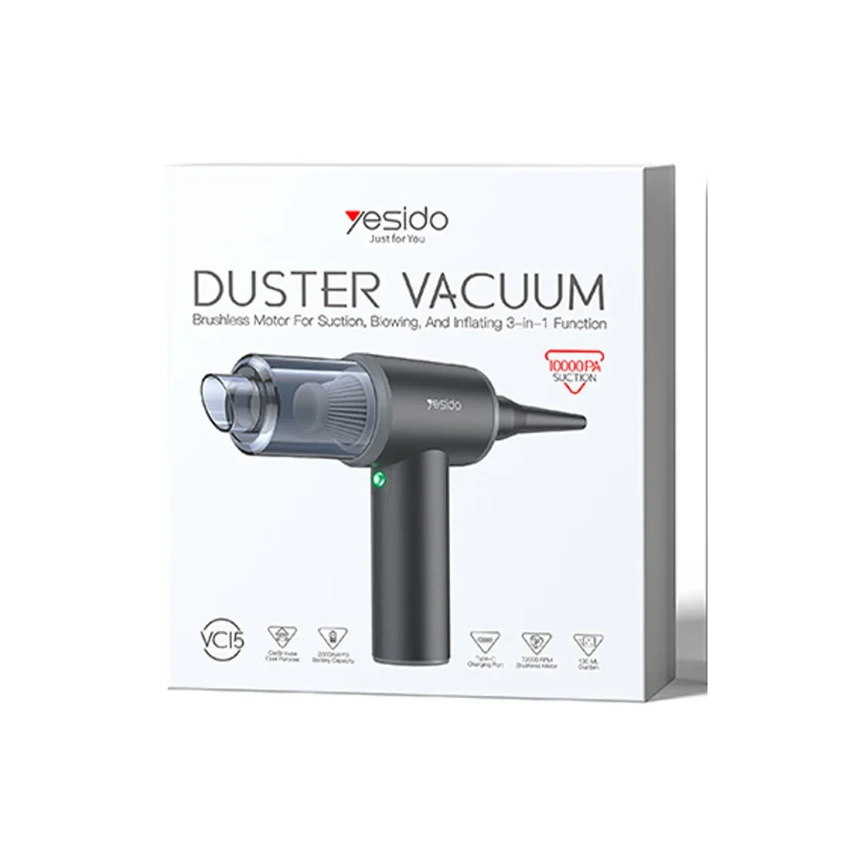 Yesido VC15 Multifunctional 95W Powerful Suction