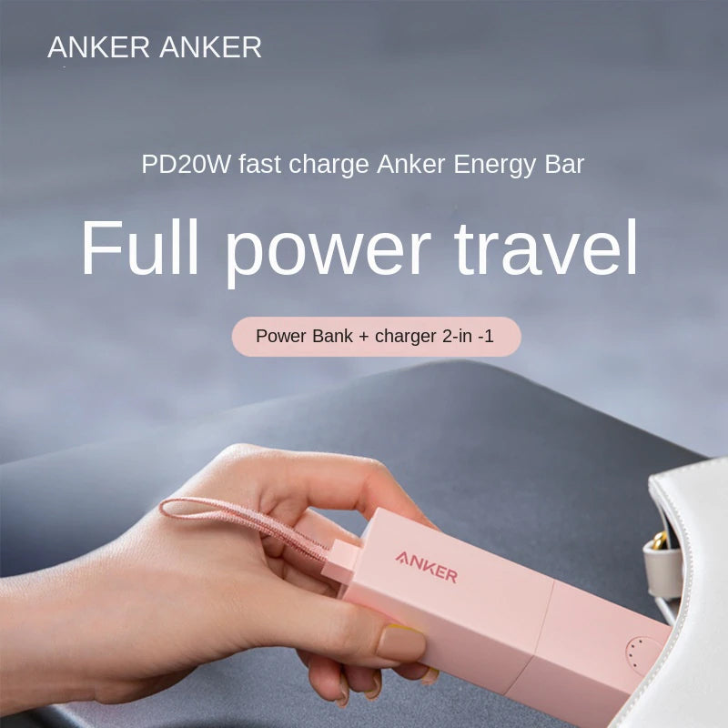 Anker A1633 PowerCore Fusion Prism 5K - 5000mAh Powerbank and Charger